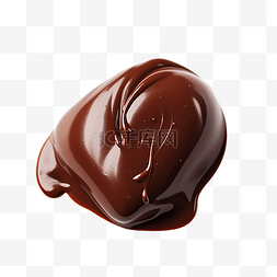巧克力酱蛋糕图片_巧克力褐色融化
