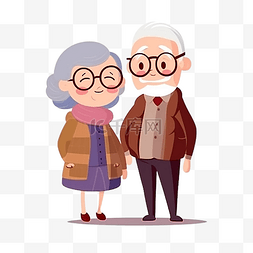 祖父母日微笑互动