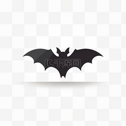 飞翔的蝙蝠黑色影子