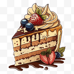 蛋糕甜点图案