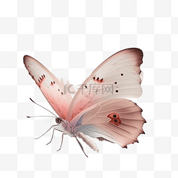 粉色好看蝴蝶真实图