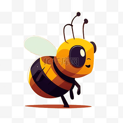 蜜蜂黄蜂可爱卡通