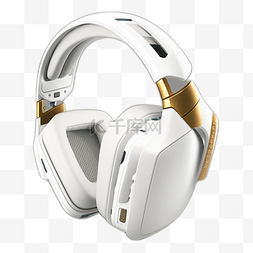 耳机金属白色