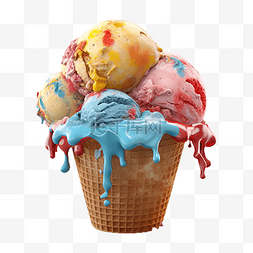 雪糕融化图片_食物雪糕冰淇淋