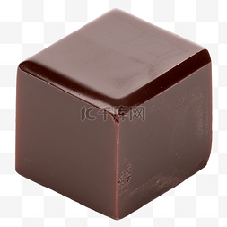 零食茶点图片_黑巧克力方块