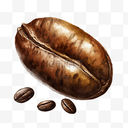 咖啡豆图片_咖啡豆咖啡插画透明