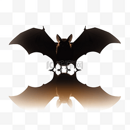 蝙蝠群图片_恐怖的蝙蝠剪影黑色