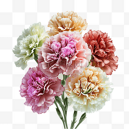 花团锦簇彩色花卉实拍图