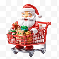圣诞雪场图片_圣诞老人和超市