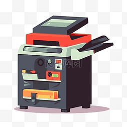 输出设备图片_复印机剪贴画 向量