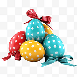 蛋装饰品图片_复活节快乐与鸡蛋元素
