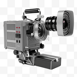 电影摄影机和隔板