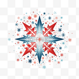 悬挂卡图片_圣诞贺卡与明星与红色蓝色和灰色