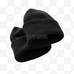 黑色豆豆帽托克帽