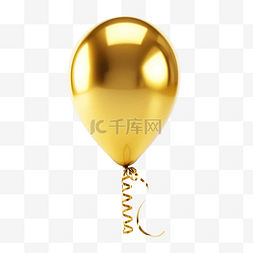 豪华新年快乐气球3d金色