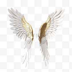 天使的翅膀图片_天使的翅膀隔离ai生成