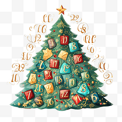 写出梦想图片_数一数圣诞树的数量并写出结果