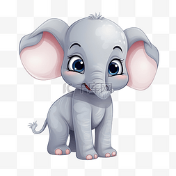 可愛的大象png