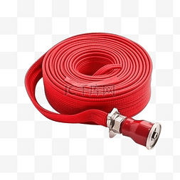 消防水带 红色橡胶水管用于扑灭