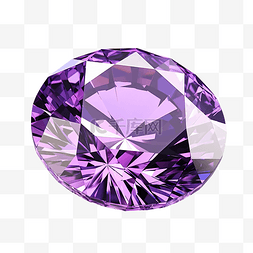 紫色钻石宝石奢华