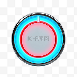 LED 开关控制圆形按钮电力装饰网