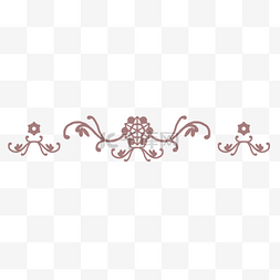 分割线复古传统装饰花纹