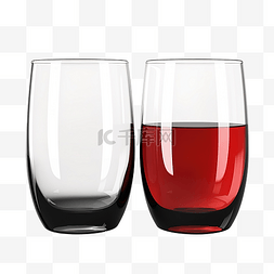 3d 渲染饮料杯 3d 渲染红色和黑色