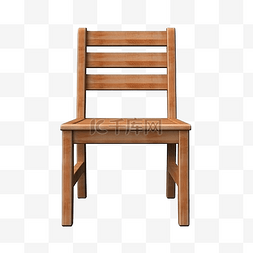 白色的木椅图片_3D木椅