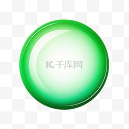按钮正方形图片_绿色渐变圆圈