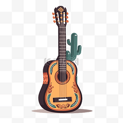 墨西哥吉他 向量