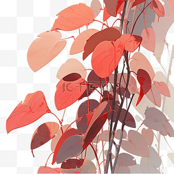 新鲜的树木图片_新鲜的大红叶