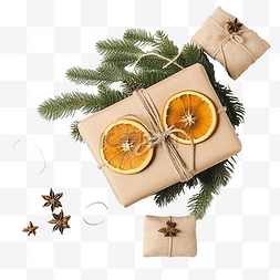 礼盒礼盒k图片_圣诞作文与冷杉树枝