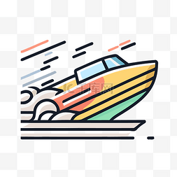 线格背景图片_快艇划船抽象线设计矢量图萨格勒