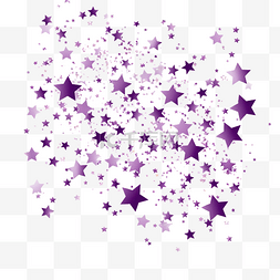 紫色发光背景图片_紫罗兰色星星五彩纸屑紫色星星闪