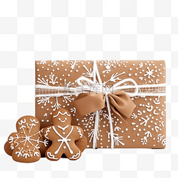 信封糖果图片_圣诞装饰品，配有礼物姜饼和信封