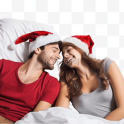 年轻的夫妇图片_圣诞节关系和家庭概念年轻的异性