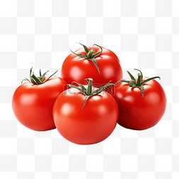 四个新鲜西红柿