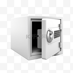 电子保险箱图片_带电子锁的保险箱，与反射地板隔