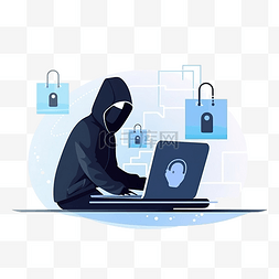 黑客帐户和密码概念帐户数据网络