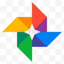 手机logo标识图片_google photos图标 向量