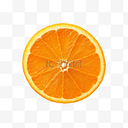 橙色水果剪纸