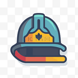 光滑icon图片_将消防员的帽子放在光滑的表面上