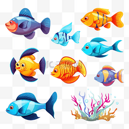 海底世界的鱼