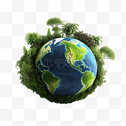 earth图片_reycle Earth Day 3d 插图