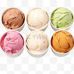 天然营养霜图片_各种香甜可口的天然冰淇淋