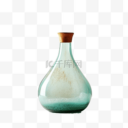 玻璃软木塞图片_波西米亚风彩色美学玻璃花瓶，经