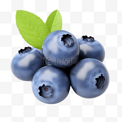 藍眼睛图片_AI生成的新鲜蓝莓