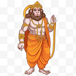 哈努曼贾扬蒂 Hanuman Jayanti 的 gadda 