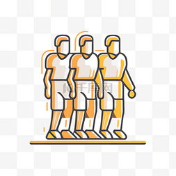 足球比赛设计图片_足球比赛球员插画 向量