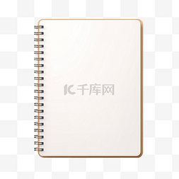 笔记本空白素材图片_孤立的空白笔记本插图